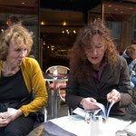 Pause bei der Exkursion zur "Skulptur Münster", September 2007