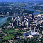 Saskatoon mit 260'000 Einwohnern am South Saskatchewan River 