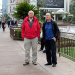 Peter und Beno in Pose mit freundlichen Gesichtern