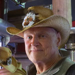Peter übt sich als Cowboy
