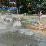 Die Rockies bei Lake Louise, wo der Fluss entspringt