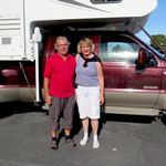 Hier lernen wir Ruth und Fredy kennen, die noch lange mit ihrem Camper unterwegs sein werden