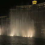 Unser beliebtes Wasserspiel vor dem Hotel Bellagio mit seiner 300 m langen Wasserorgel 