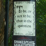 und noch einmal ein Hinweis auf das Shakespeare Festival