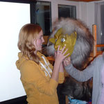 die Freude ist ihr anzusehen