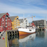 Am Hafen von Tromsø.