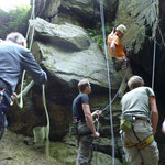 Klettern am Lohberg in Falkenstein / oberes Göltzschtal