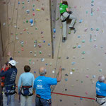 unsere Trainingsgruppe ist stark in der Kletterhalle des Sportparks am Untreusee in Hof vertreten...