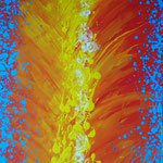 Thermodynamics, Acryl auf Karton, 70 x 50 cm, 2021