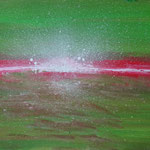 Horizon of Time, Acryl auf Karton, 50 x 70 cm, 2021