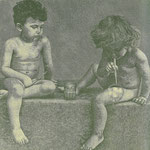 Мальчики начала XX века выдувают пузыри начала XX века. Зорька. 1908