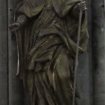 Statue d'évêque du XVIIe siècle
