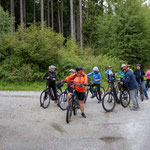 Die Gruppe auf der kürzeren Route