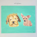 Leinwand Acryl Tierportrait