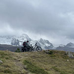Und sehen das Breithorn und das Klein Matterhorn