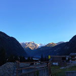 Am Morgen - Sonnenaufgang am Monterosa