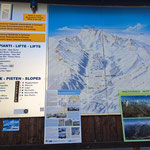 Eine gute Übersicht über das Skigebiet - Von Zermatt nach Macugnaga gelangt man mit Zug und Bus in 4 Stunden, man benötigt kein Auto