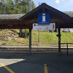 Les Marécottes hat auch einen Bahnhof