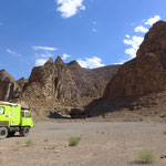 In the desert close to Yazd