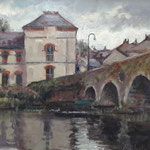 Bridge at Graiguenamanagh. 11" x 14"