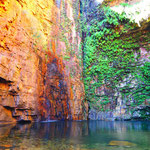 Abkühlung im Naturpool der Emma Gorge