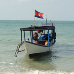 Wassertaxi vom Festland ins Paradies