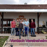 Vordach Vereinsheim 2019