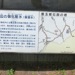 浮辺の御化粧水の碑