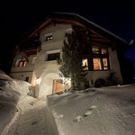Casa Godin da Larschs im Winter in Maloja im Oberengadin