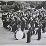 La banda dei marinaretti con il Maestro Silvio Bonometti. 1939