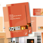 Fire and More, moderne Öfen - Imagebroschüre