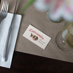 Ristorante Lalessandra, Meran, Südtirol, Logo und Visitenkarte