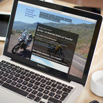 Noleggio di moto - design del sito web
