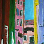 Burano, Acryl auf Papier, 55x42cm