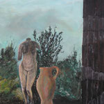 Umbrien, Acrly auf Papier, 55x42cm