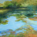 Across the Pond -  oil -36"x36"