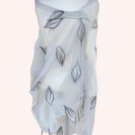 Schal Nr. | Scarf No. 100  |  95 €   |   Chiffon/Merino gefilzt/felted   |   individualisierbar