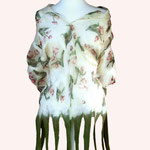 Schal Nr. | Scarf No. 109  |  130 €   |   Chiffon/Merino gefilzt/felted   |   individualisierbar