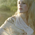 Schal Nr. | Scarf No. 114  |  130 €   |   Chiffon/Merino gefilzt/felted   |   individualisierbar