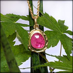 750er GG-Anhänger mit Rubin