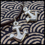 925er Silberanhänger,  großer Anker