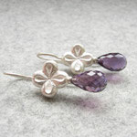 Silberohrhänger mit Amethyst, 280 Euro
