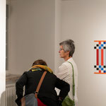 Gegensätzliche Parallelen, Ausstellungseröffnung: Christiane Thevis-Josten (Mitte)