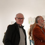 Gegensätzliche Parallelen, Ausstellungseröffnung: Marcus Centmayer (links), Norbert Müller-Everling (rechts)