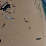 Flag Beach aus der Kite-Persepektive