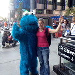 Hero of my childhood: the cookie monster from the TV-show sesame street