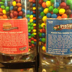 in the M&M-store: haven't tried them :D