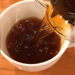 ひきたてのコーヒー