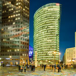 Lichtinstallation am Potsdamer Platz