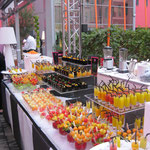 Buffet de fruits sur glace hôtel Radisson Blu Toulouse
